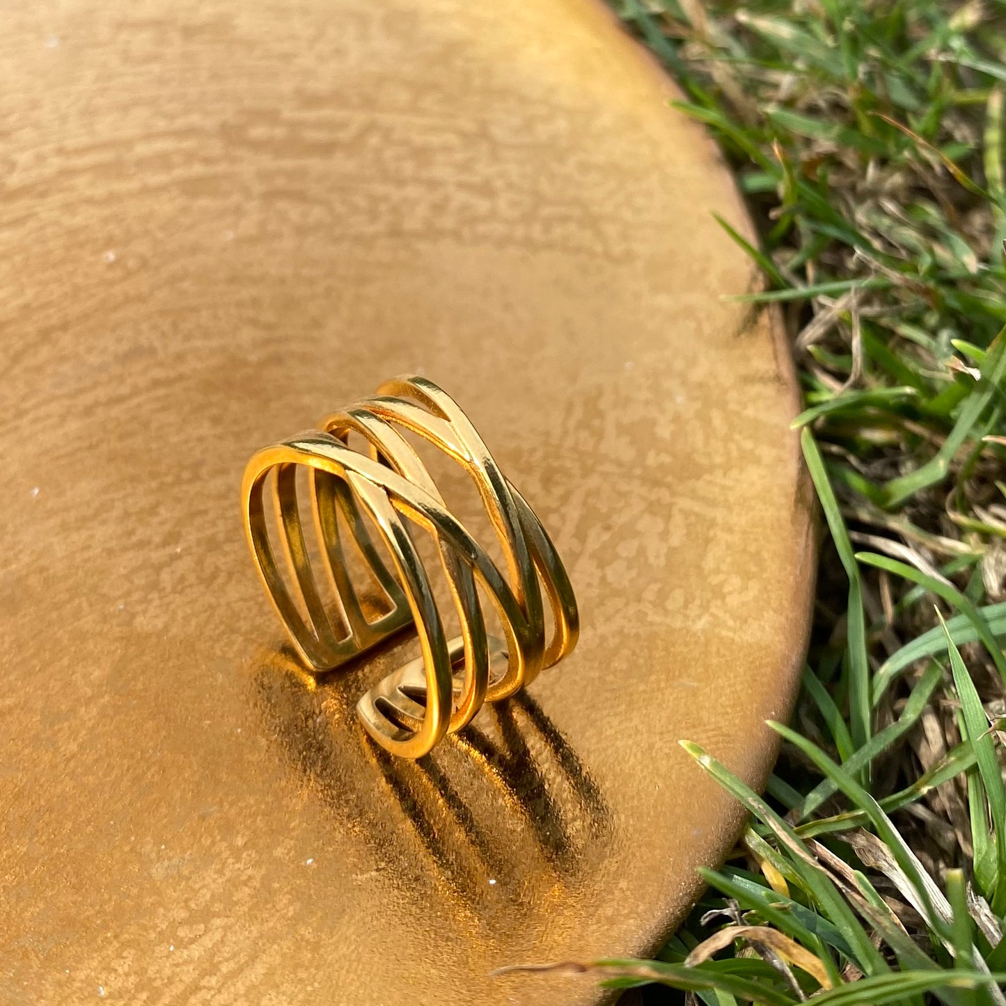 Fallon Coil Ring (Adjustable)