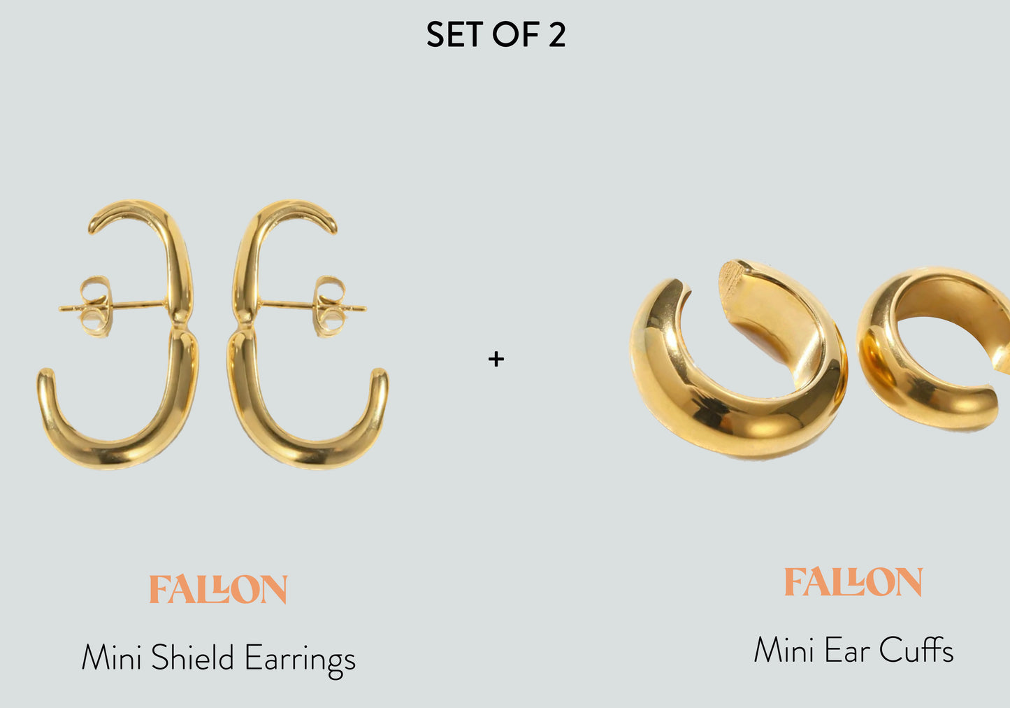 Fallon Shield Earrings