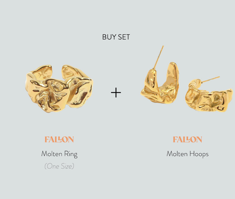 Fallon Molten Ring