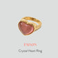 Fallon Crystal Heart Ring