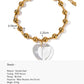 Fallon Crystal Heart Bracelet