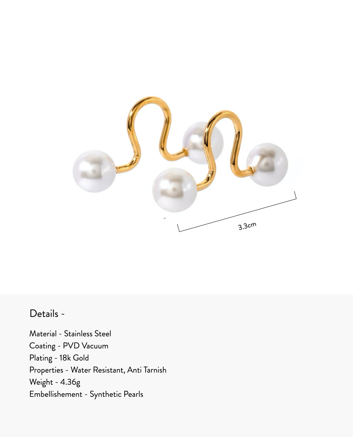 Isla - Pearl Ear Cuff