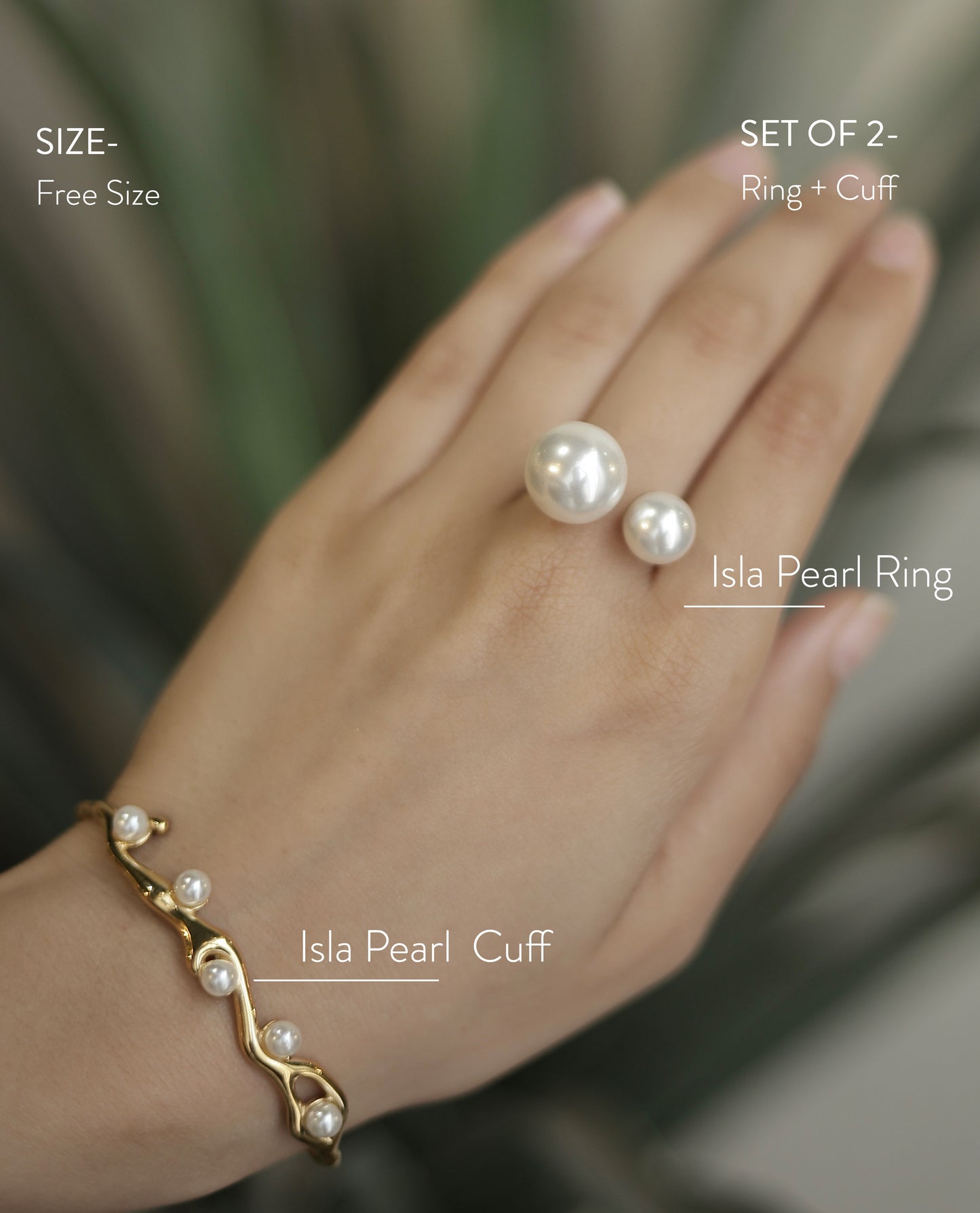 Isla - Pearl Cuff