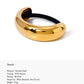 Isla - Dove Pony Cuff  (Gold)