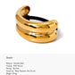 Isla - Lana Pony Cuff (Gold)