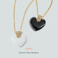 Fallon Ceramic Heart Necklace