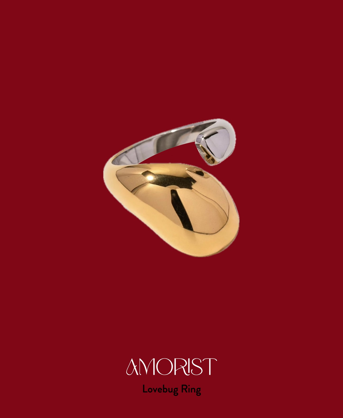 Amorist Lovebug Ring ( Free Size)