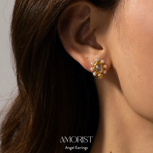 Amorist Angel Earrings