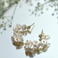 Kaia Cluster Pearl Earrings