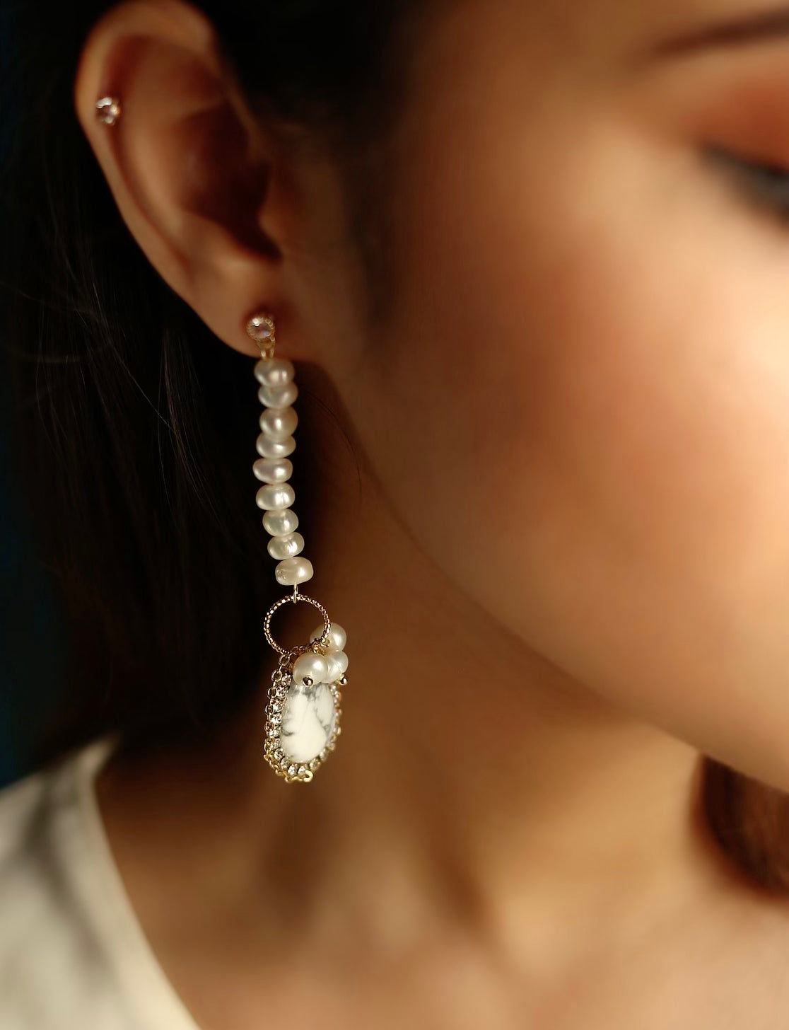 Kaia Pearl Earrings